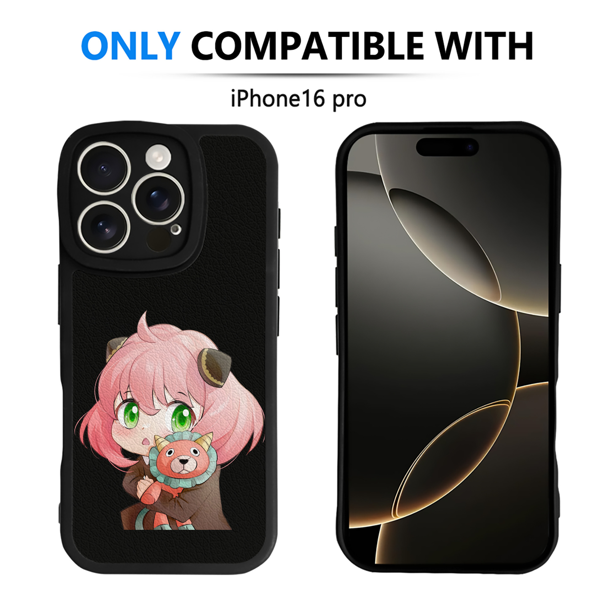 （画像用） SPY×FAMILY间谍家家酒 【iPhone 16シリーズ対応】シリコンスマホケース（レザー調） 材質：シリコン